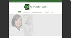 Desktop Screenshot of knoxvilleeyecenter.net