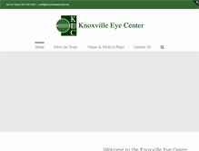 Tablet Screenshot of knoxvilleeyecenter.net